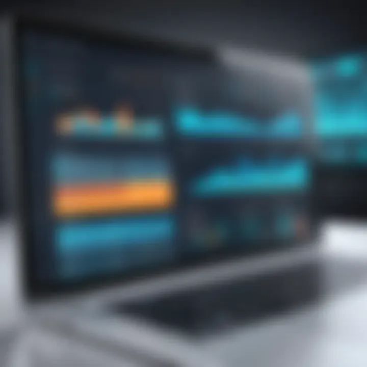 Dashboard of a modern case management system