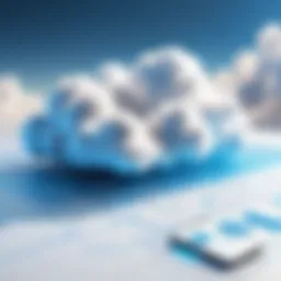 A conceptual diagram illustrating cloud capacity planning strategies.