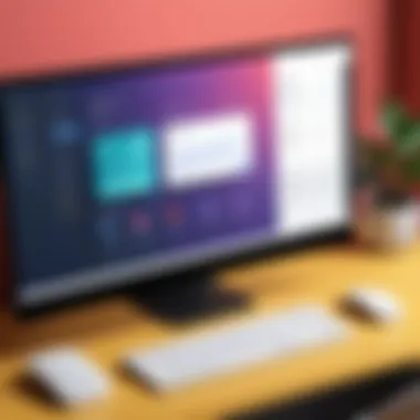 User Interface of a Website Builder User interface of a popular website builder
