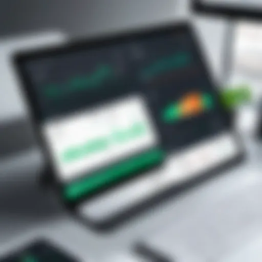 Visual representation of Keap's dashboard showcasing key features