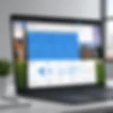 User interface of a real estate scheduling software with calendar view