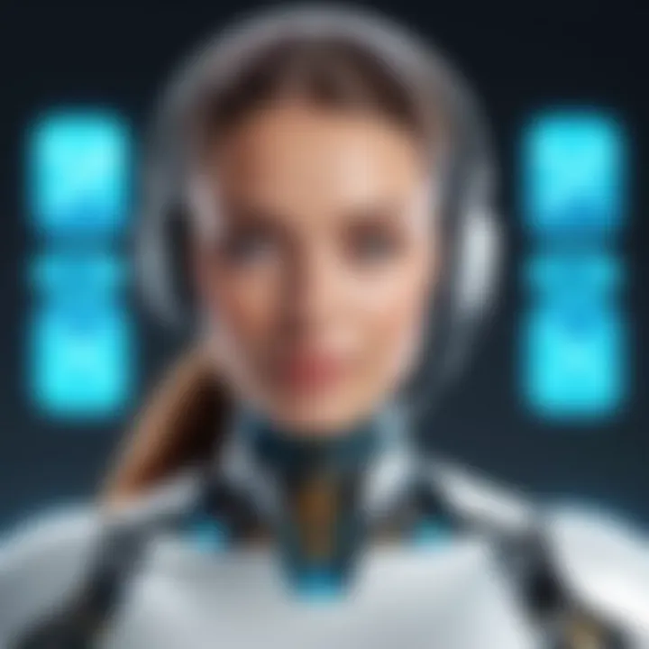 Illustration of AI Integration in Customer Service