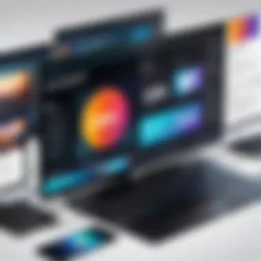 Diverse Media Formats Illustration representing diverse media formats