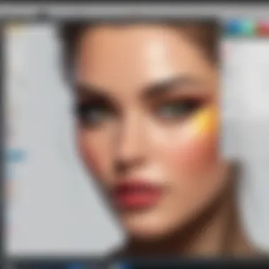 Exploring the User Interface of Corel Painter User interface of Corel Painter showcasing various tools