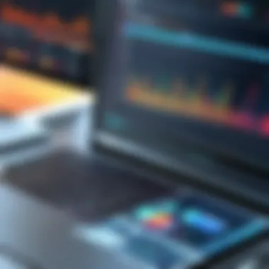 Modern Corporate Budgeting Interface A modern interface showcasing corporate budgeting tools and dashboards.