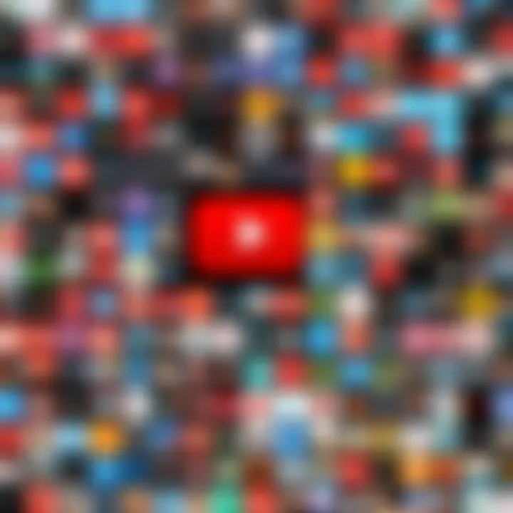 A diverse array of content genres available on YouTube including vlogs, tutorials, and documentaries
