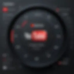 A visual representation of YouTube's engagement metrics showcasing viewer interactions