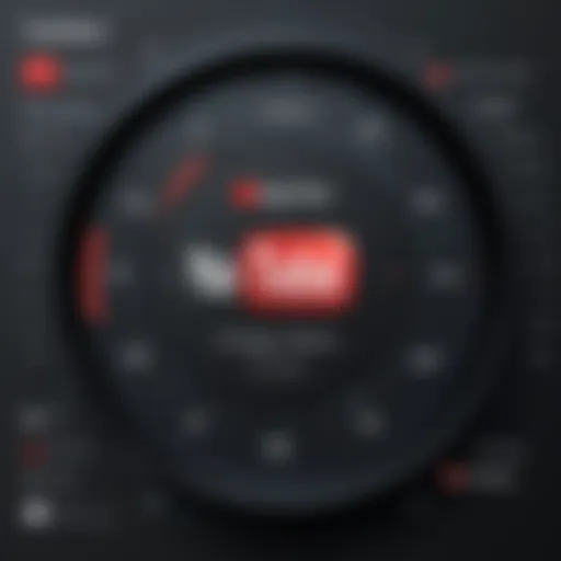 A visual representation of YouTube's engagement metrics showcasing viewer interactions
