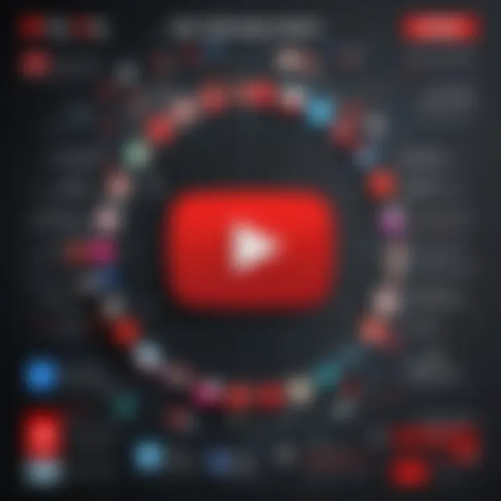 An infographic illustrating the socio-economic impacts of YouTube on creators and viewers