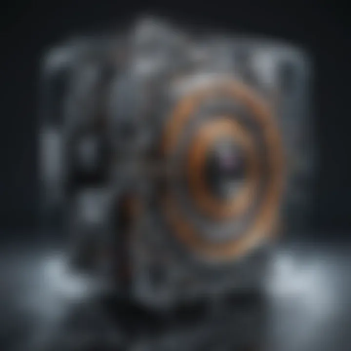 Digital Transformation Abstract Art