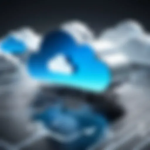 Abstract Cloud Security Artwork