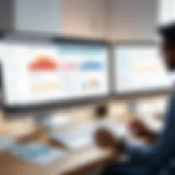 An overview of Asana's interface showcasing its project management features