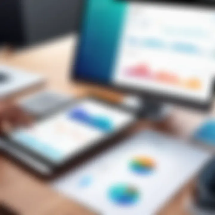Illustration of financial management tools in use