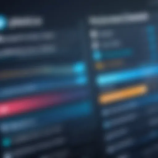 Comparison chart of web hosting performance metrics