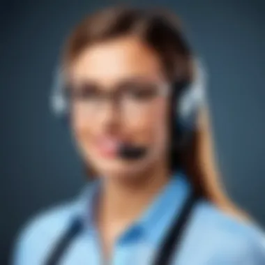 Customer Support Options in Web Hosting Services Illustration of customer support options available in web hosting