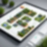 Innovative landscape design software interface
