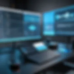 A virtual meeting interface showcasing various communication tools