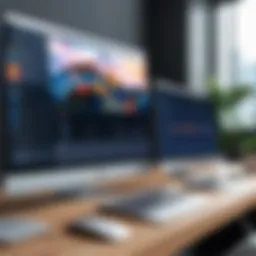 A detailed comparison chart of property management software options.