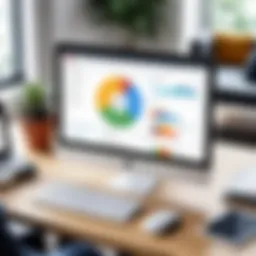 Visual representation of Zoho CRM interface showcasing functionalities