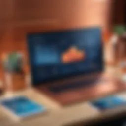 Visual representation of Copper CRM interface for real estate