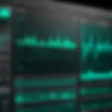 The interface of Adobe Audition showcasing audio editing features