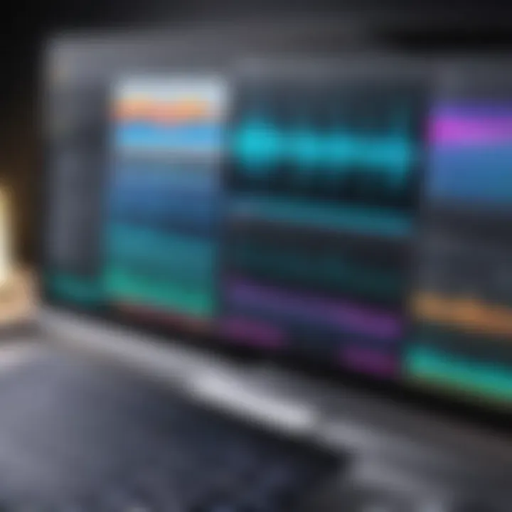 Screen displaying collaborative features in Adobe Creative Cloud for music editing