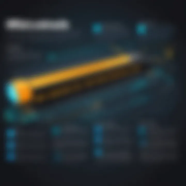 Infographic on the advantages and limitations of Dark Trace Software