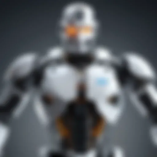 A dynamic visual representation of RPA technology in action