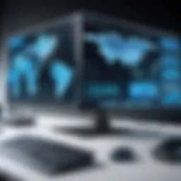 Visual representation of dynamic IP address management