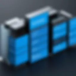 Architectural diagram of NoSQL databases in Azure