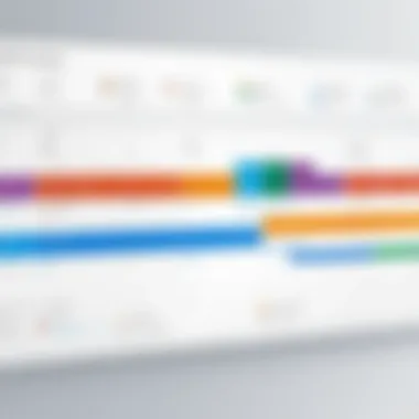 Efficient Project Timeline Management Artistic depiction of streamlined project timelines with Microsoft Planner time tracking