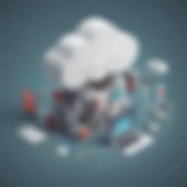 Affordable Cloud Storage Strategies Creative depiction of optimizing cloud storage solutions