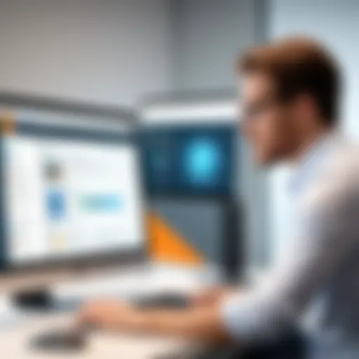 User navigating the RealPage Learning Portal interface