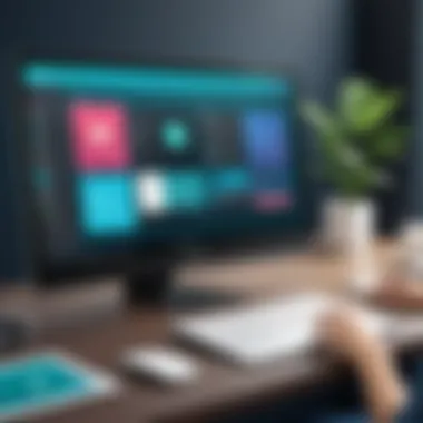 User-Friendly Interface of Canva User-friendly interface of Canva with motion graphics tools highlighted