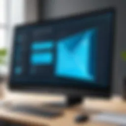 Visual representation of acid email testing methodology