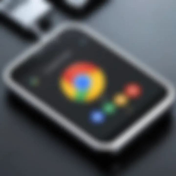 Illustration of seamless connectivity between devices using Chrome Remote App