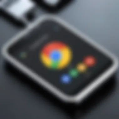 Seamless Connectivity with Google Chrome Remote App Illustration of seamless connectivity between devices using Chrome Remote App