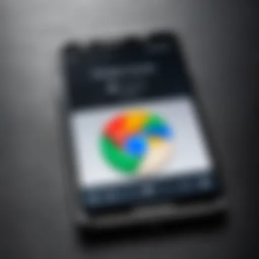 Interface of Google Chrome Remote App showcasing remote access features