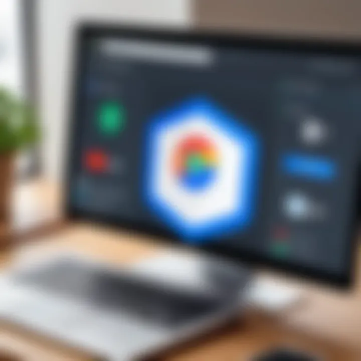 Security measures for remote access illustrated with icons