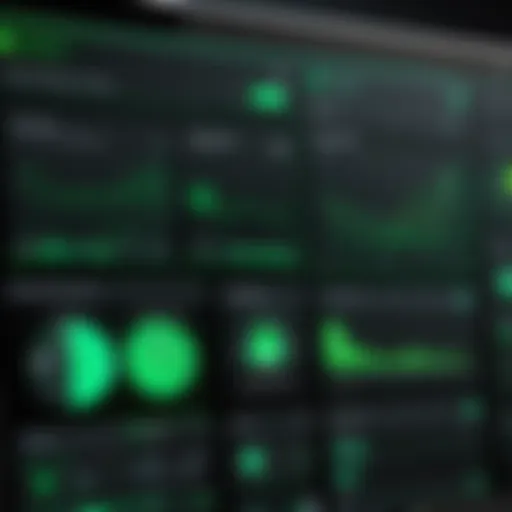 Interface of Little Green Light donor software showcasing dashboard