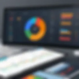 Insightful dashboard of Zoho CRM showcasing various metrics