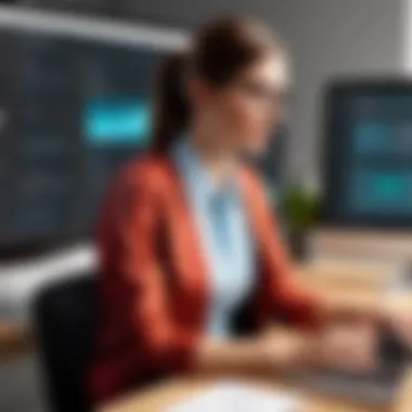 Guidance on Application Procedures Student receiving guidance on applying for discounts