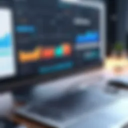A visual representation of newsletter campaign software dashboard showcasing analytics.