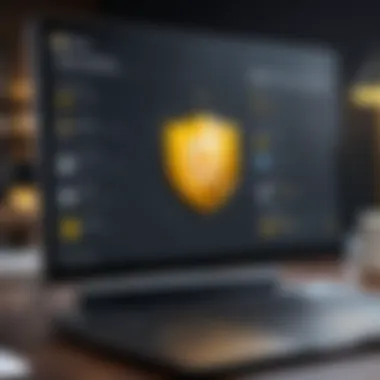 User Interface of Norton Internet Security User interface of Norton Internet Security emphasizing ease of navigation