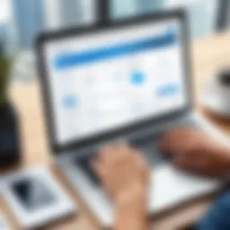 Interface of Paychex Online showcasing payroll features