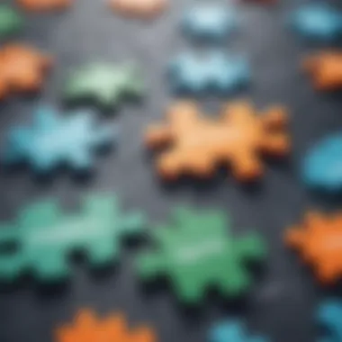 Pricing Puzzle Pieces Illustration symbolizing factors influencing pricing