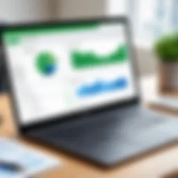 Overview of QuickBooks Online dashboard showcasing its user-friendly interface