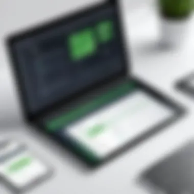 User Interface of Plus User interface of QuickBooks Online Plus