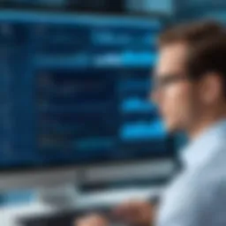 User engaging with Schwab trading platform