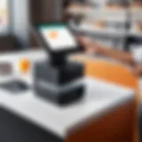 Dynamic interface of Square POS system showcasing transaction options